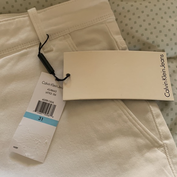 Calvin Klein jeans ultimate skinny ankle length size 31 x 26 white - Picture 5 of 8